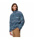 Columbia Ανδρική Μπλούζα Helvetia II Printed Half Snap Fleece Everblue KnitKnot- tokatlis.gr
