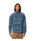 Columbia Ανδρική Μπλούζα Helvetia II Printed Half Snap Fleece Everblue KnitKnot- tokatlis.gr