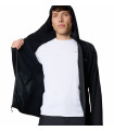 Columbia Ανδρική Ζακέτα Triple Canyon™ Grid Fleece Hooded FZ II Black