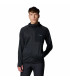 Columbia Ανδρική Ζακέτα Triple Canyon Grid Fleece Hooded FZ II Black- tokatlis.gr