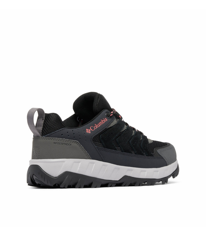 Columbia Γυναικεία Παπούτσια Strata Trail Low WP Black/ Juicy- tokatlis.gr