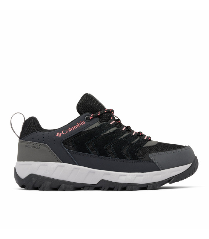 Columbia Γυναικείο Παπούτσι Strata Trail Low WP Black/ Juicy- tokatlis.gr
