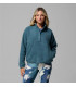 Columbia Γυναικεία Ζακέτα Jasper Ridge Pebbled Fleece Half Snap Everblue- tokatlis.gr