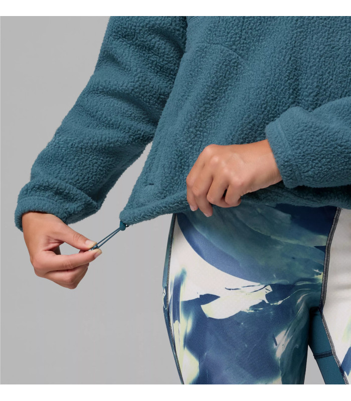 Columbia Γυναικεία Μπλούζα Jasper Ridge Pebbled Fleece Half Snap Everblue