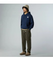 The North Face M Mountain Logo Relaxed Hoodie Summit Navy