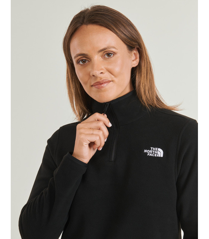 The North Face W Glacier 1/4 Zip Fleece Black - tokatlis.gr