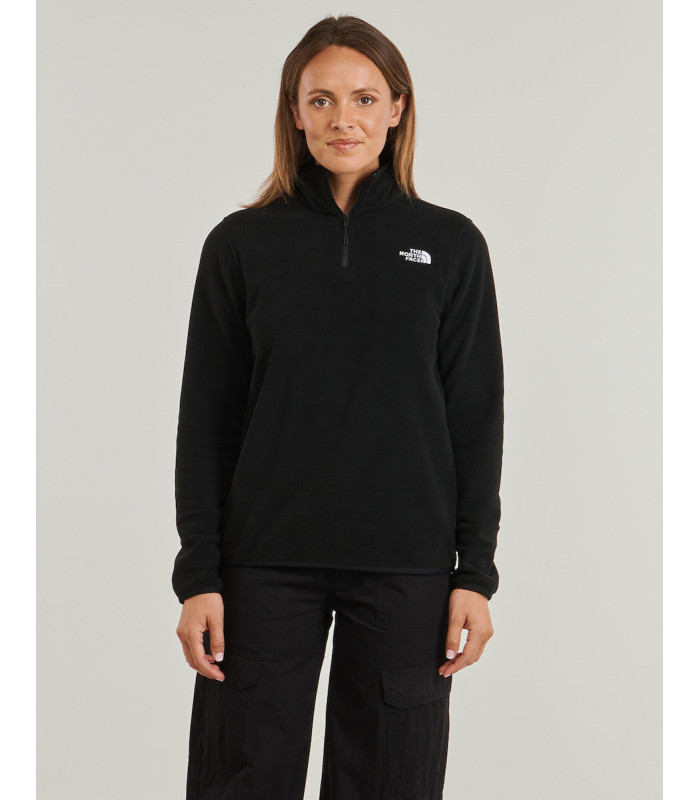 The North Face Γυναικεία Μπλούζα Glacier 1/4 Zip Fleece Black - tokatlis.gr