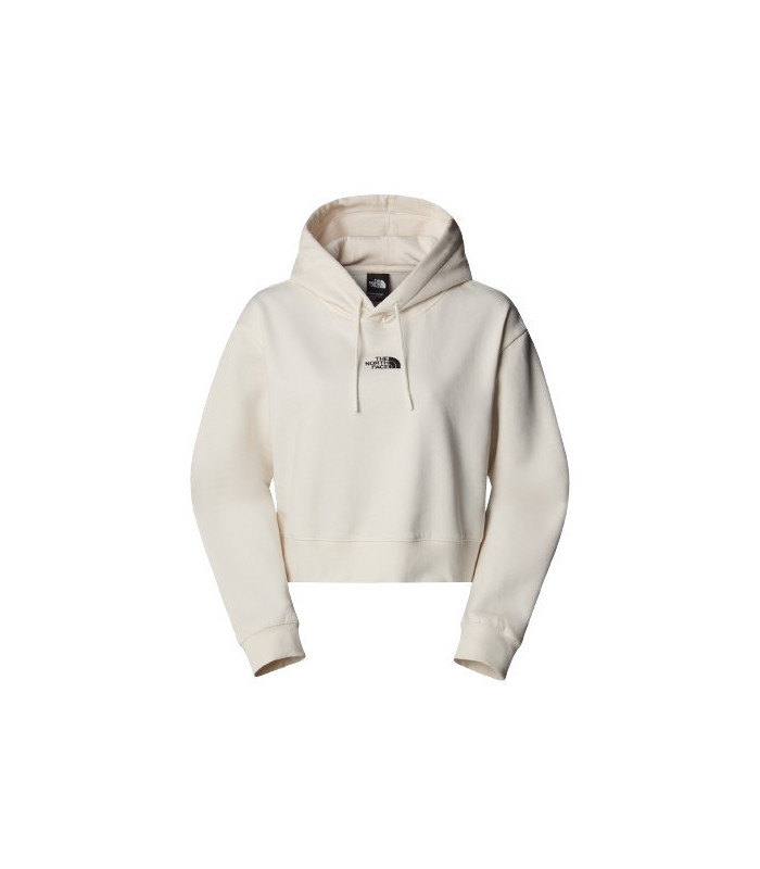 The North Face Γυναικεία Μπλούζα Essential Crop Hoodie White Dune - tokatlis.gr