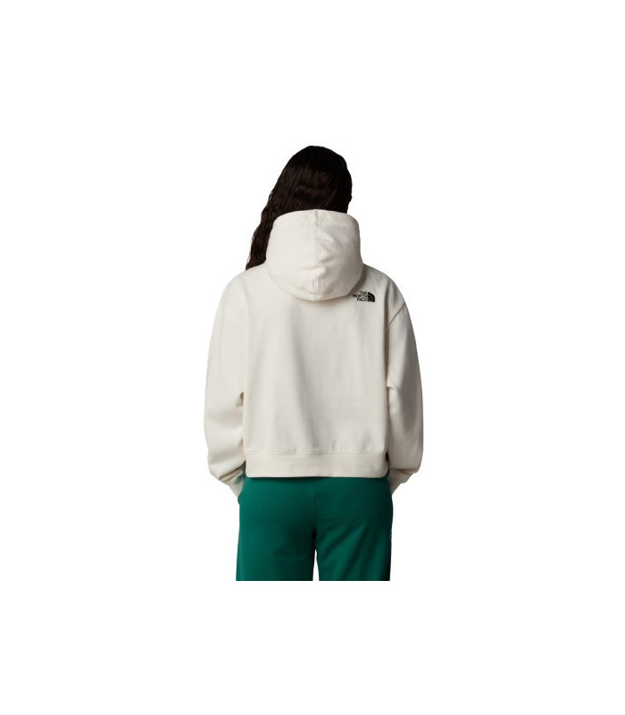 The North Face W  Essential Crop Hoodie White Dune- tokatlis.gr