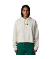The North Face Γυναικεία Μπλούζα Essential Crop Hoodie White Dune