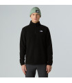 The North Face Ανδρική Μπλούζα Glacier 1/4 Zip Fleece Black