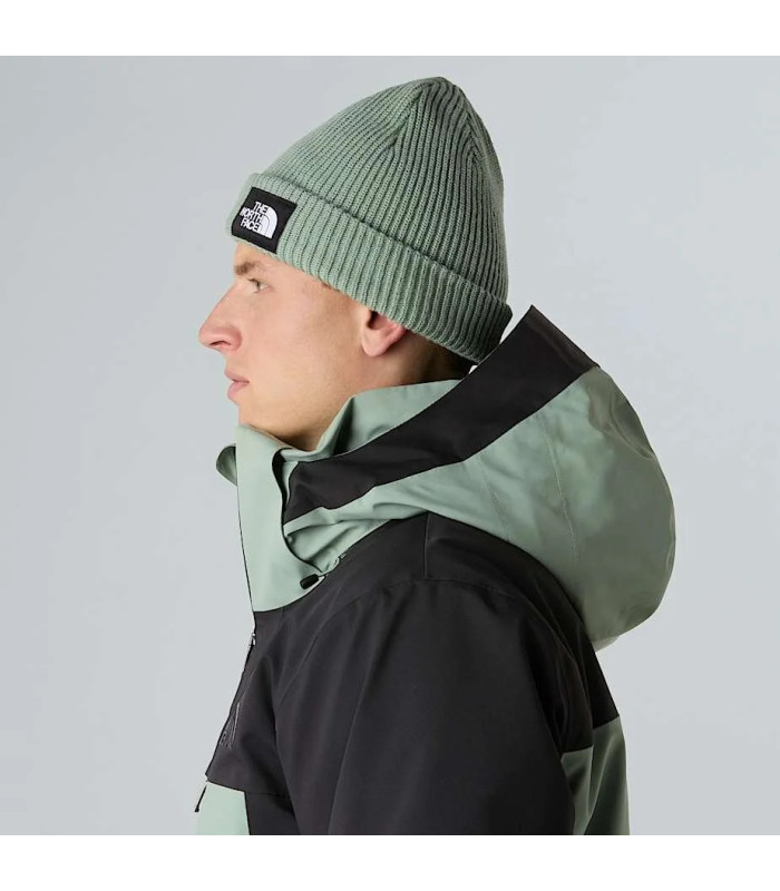 The North Face Salty Lined Beanie Unisex Σκούφος Classic Khaki- tokatlis.gr