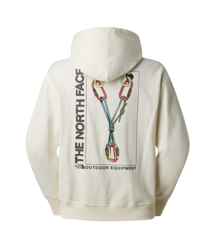 The North Face U Explore Gear Relaxed Hoodie White Dune - tokatlis.gr