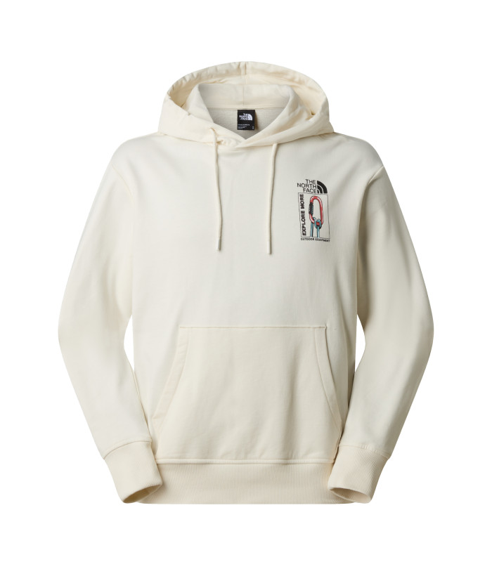 The North Face U Explore Gear Relaxed Hoodie White Dune - tokatlis.gr