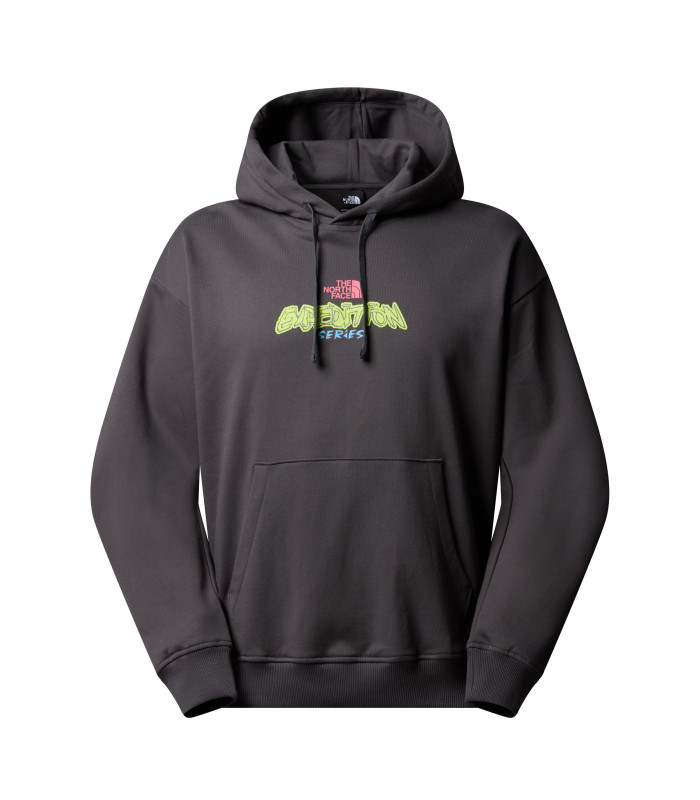 The North Face U Expedition Celebration Oversized Hoodie Anthracite Grey - tokatlis.gr