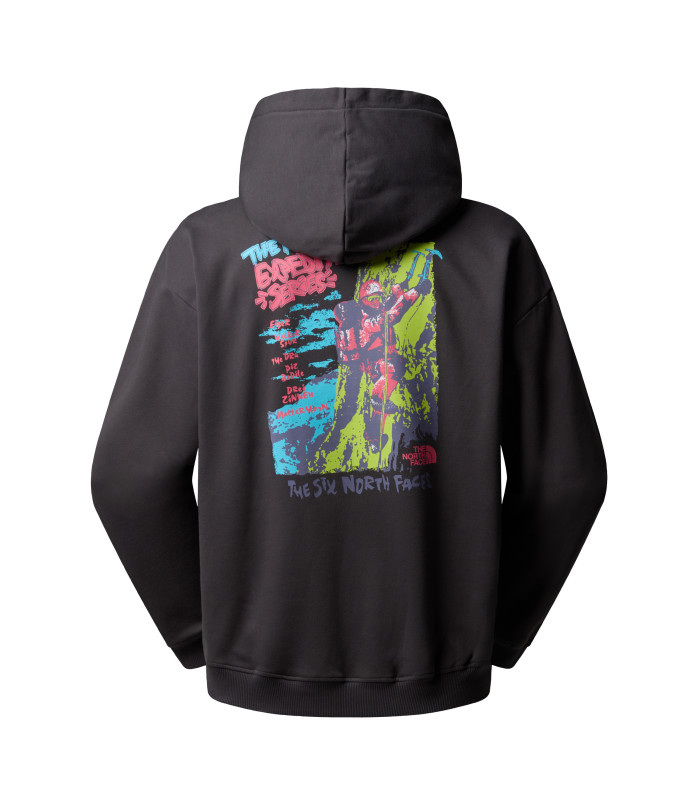 The North Face U Expedition Celebration Oversized Hoodie Anthracite Grey - tokatlis.gr