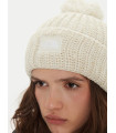 The North Face U Cosy Chunky Cabin Beanie Gardenia White / Gravel