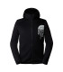 The North Face M Merak Hoodie Full-Zip Fleece Black