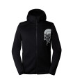The North Face Ανδρικό Merak Hoodie Full-Zip Fleece Black