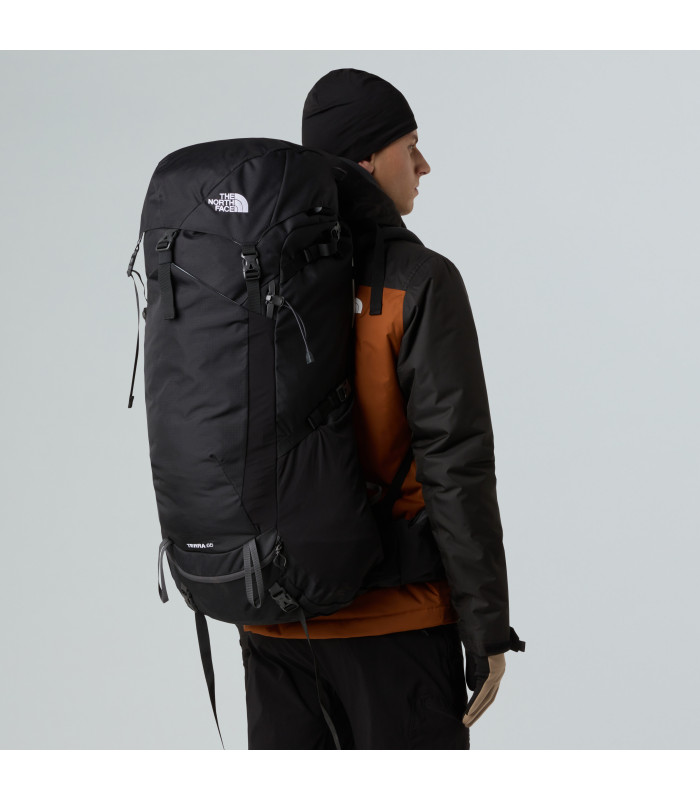The North Face Terra 55L Ορειβατικό Σακίδιο Black/Grey | tokatlis.gr