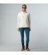 The North Face W Glacier 1/4 Zip Fleece White Dune - tokatlis.gr