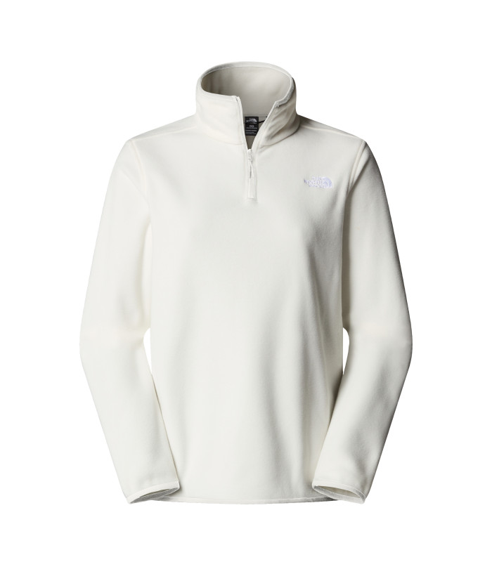 The North Face W Glacier 1/4 Zip Fleece White Dune - tokatlis.gr