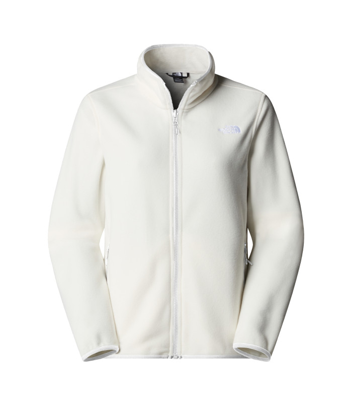 The North Face Γυναικείο Glacier Full Zip Fleece White Dune