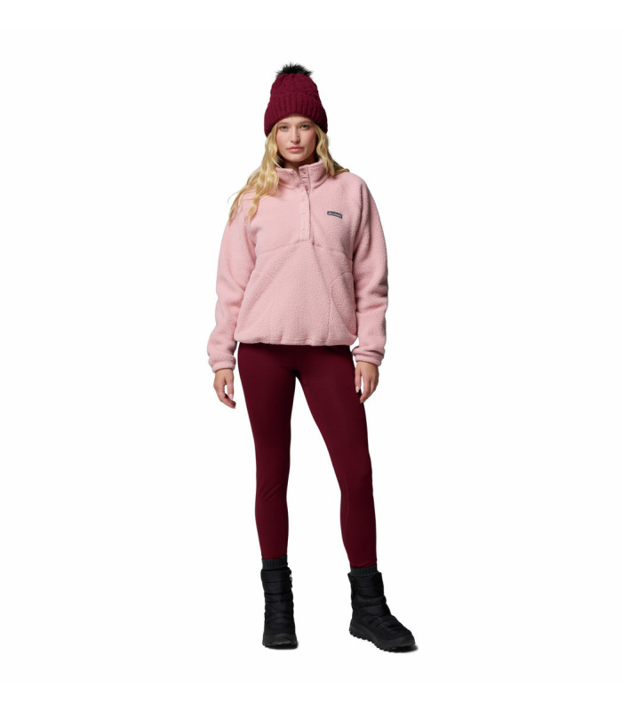 Columbia Γυναικεία Ζακέτα Jasper Ridge Pebbled Fleece Half Snap- tokatlis.gr