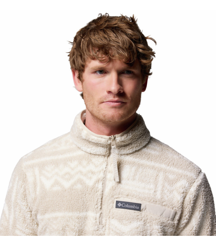 Columbia Ανδρική Μπλούζα Rugged Ridge High Pile Half Zip Greenscape Deschutes Days- tokatlis.gr