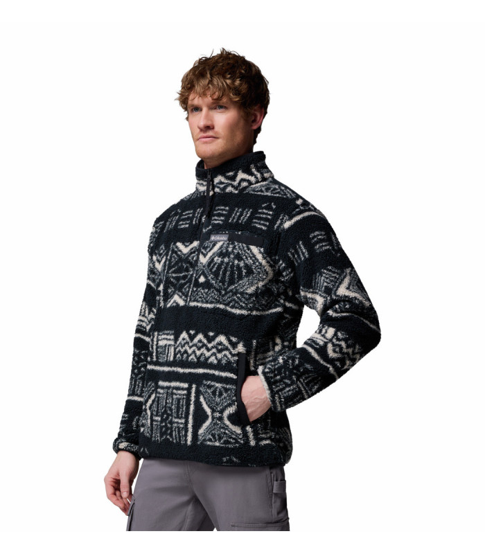 Columbia Ανδρική Μπλούζα Rugged Ridge High Pile Half Zip Greenscape Deschutes Days- tokatlis.gr