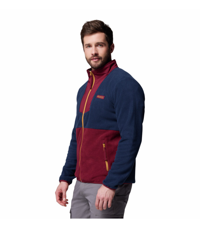 Columbia Ανδρική Ζακέτα Sequoia Grove™ Full Zip Fleece Rich Wine/ Collegiate Navy- tokatlis.gr