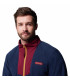 Columbia Ανδρική Ζακέτα Sequoia Grove Full Zip Fleece Rich Wine/ Collegiate Navy- tokatlis.gr