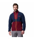 Columbia Ανδρική Ζακέτα Sequoia Grove Full Zip Fleece Rich Wine/ Collegiate Navy- tokatlis.gr