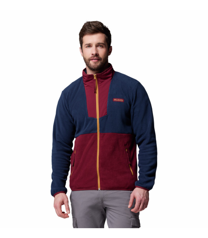 Columbia Ανδρική Ζακέτα Sequoia Grove Full Zip Fleece Rich Wine/ Collegiate Navy- tokatlis.gr
