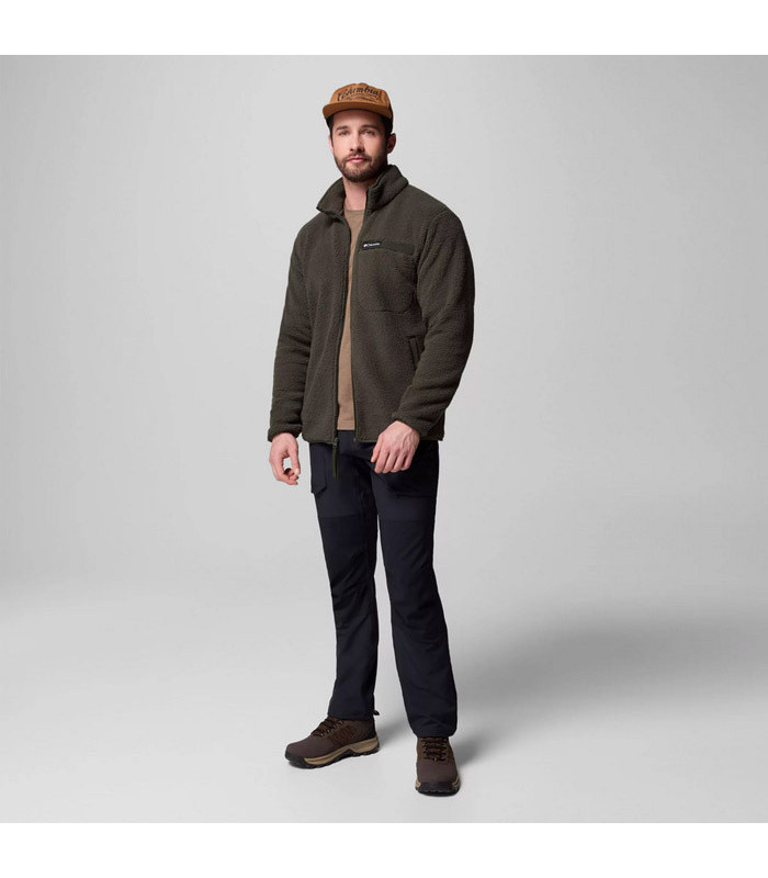 Columbia Ανδρική Ζακέτα Rugged Ridge High Pile Half Zip Greenscape - tokatlis.gr