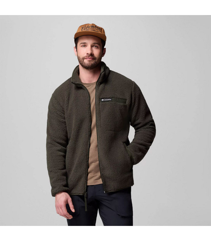 Columbia Ανδρική Μπλούζα Rugged Ridge High Pile Half Zip Greenscape - tokatlis.gr