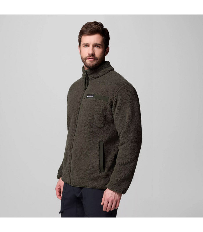 Columbia Ανδρική Ζακέτα Rugged Ridge High Pile Half Zip Greenscape - tokatlis.gr