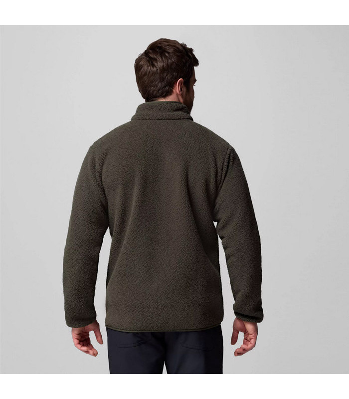 Columbia Ανδρική Μπλούζα Rugged Ridge High Pile Half Zip Greenscape - tokatlis.gr