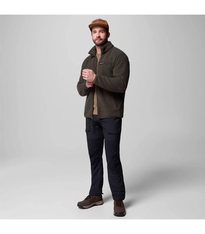 Columbia Ανδρική Μπλούζα Rugged Ridge High Pile Half Zip Greenscape - tokatlis.gr