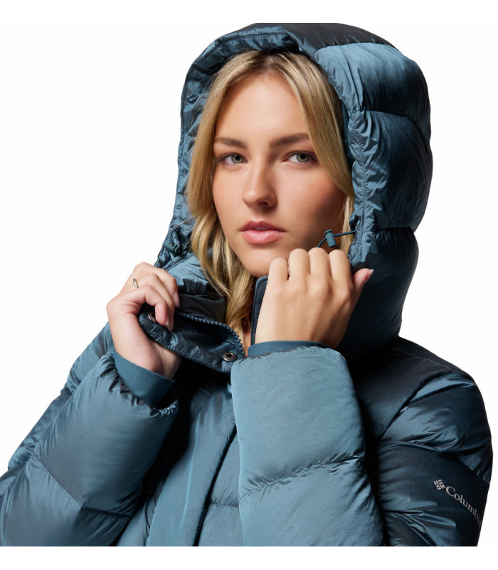 Columbia W Μπουφάν Amaze Puff Hooded Jacket Everblue High Shine -tokatlis.gr