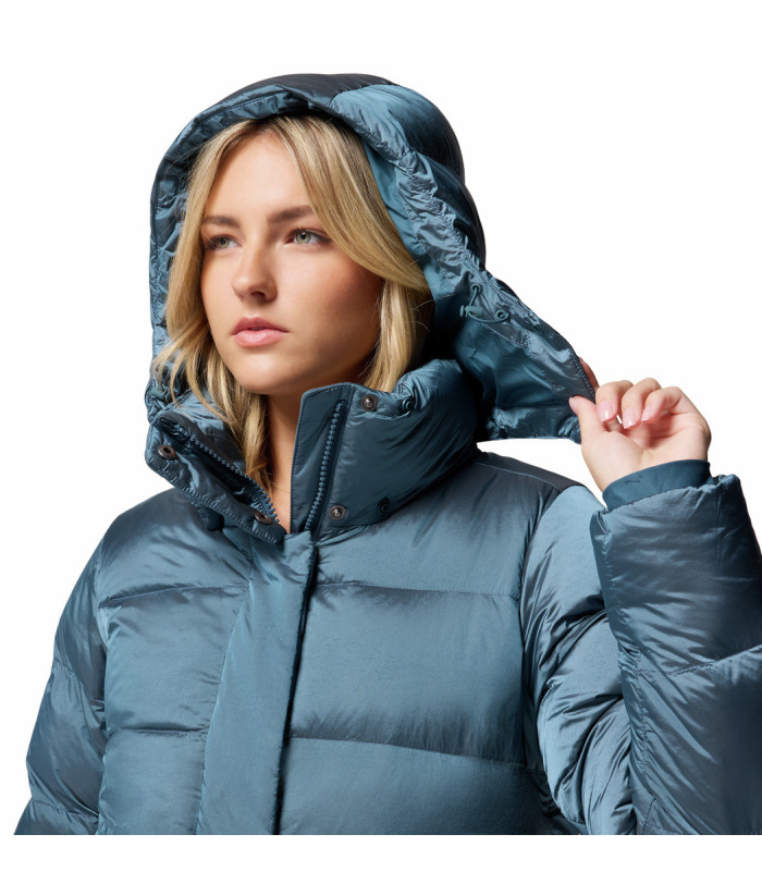 Columbia W Μπουφάν Amaze Puff Hooded Jacket Everblue High Shine -tokatlis.gr
