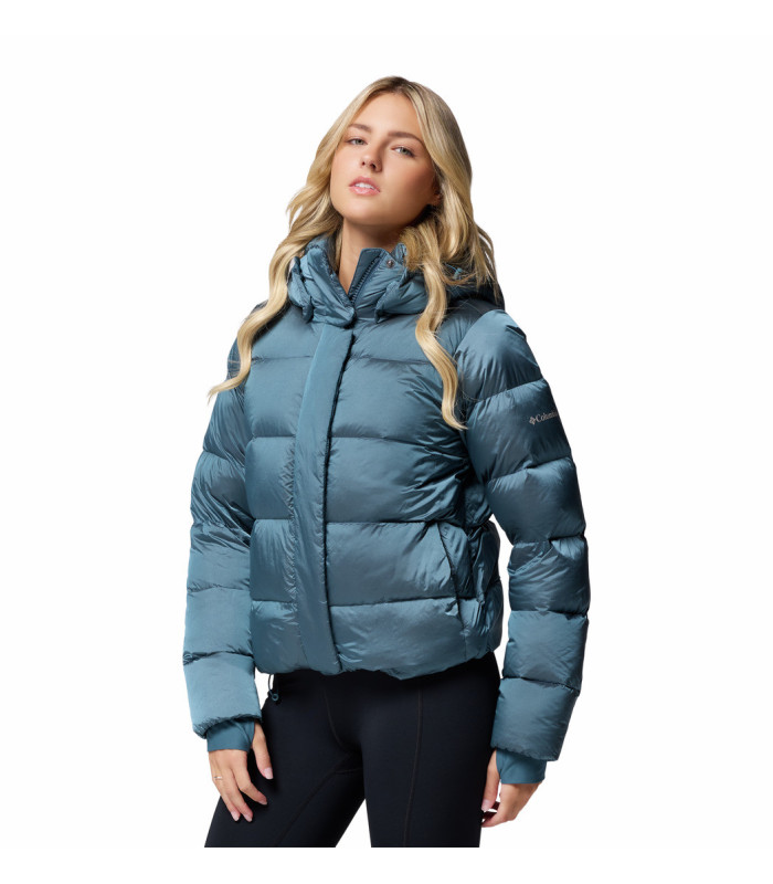 Columbia W Μπουφάν Amaze Puff Hooded Jacket Everblue High Shine -tokatlis.gr