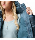 Columbia W Μπουφάν Amaze Puff Hooded Jacket Everblue High Shine -tokatlis.gr