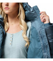 Columbia W Μπουφάν Amaze Puff Hooded Jacket Everblue High Shine