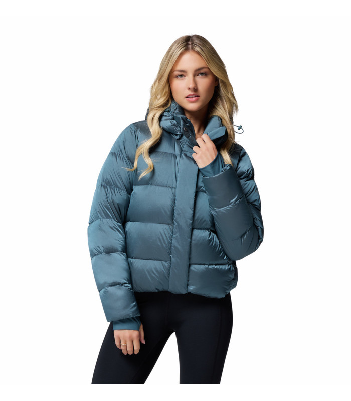 Columbia W Μπουφάν Amaze Puff Hooded Jacket Everblue High Shine -tokatlis.gr