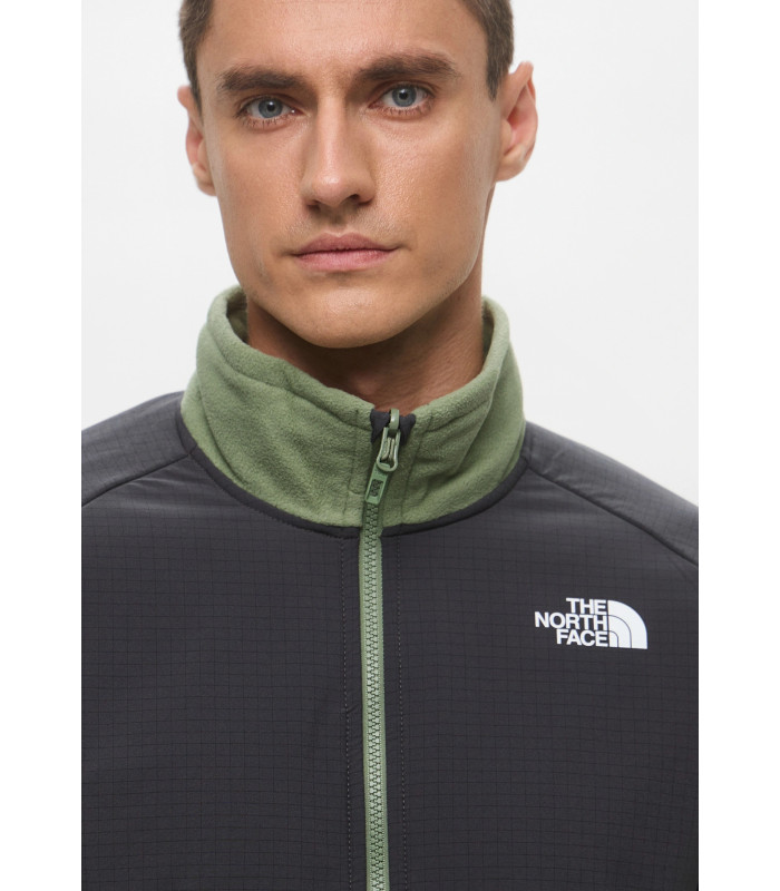 The North Face M Glacier Full-Zip Fleece Heavyweight Bark Mist-Asphalt Grey- tokatlis.gr