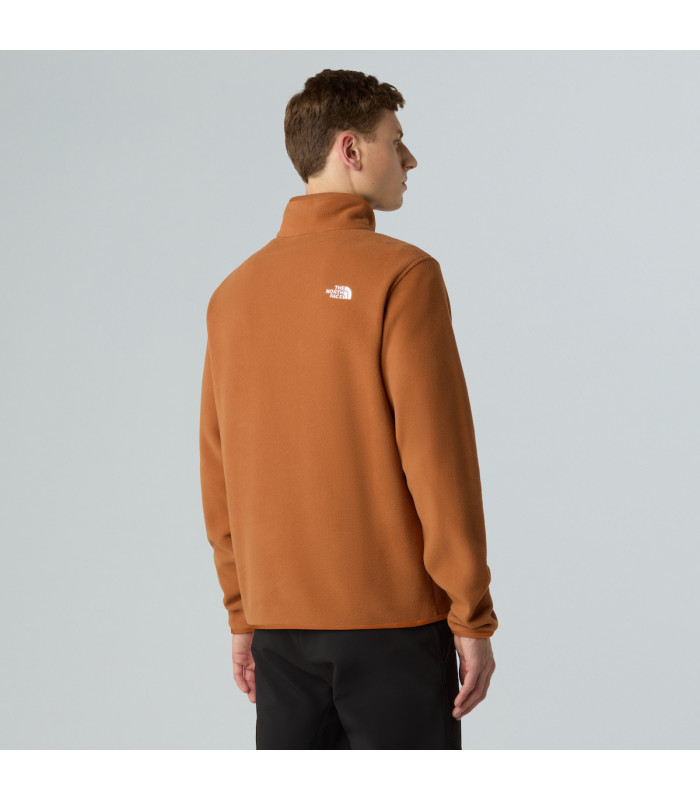 The North Face M Glacier 1/4 Zip Fleece Burnt Umber