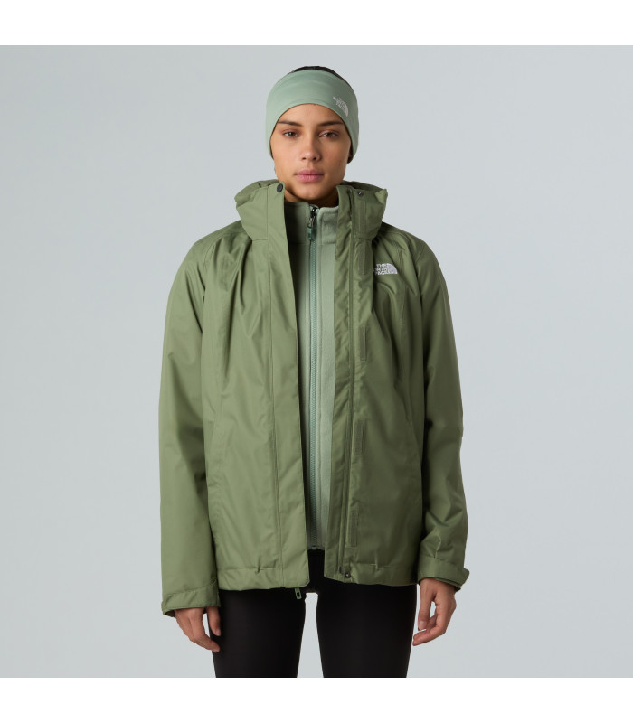The North Face Γυναικείο Μπουφάν Evolve II Triclimate Jacket TNF Bark mist / State moss