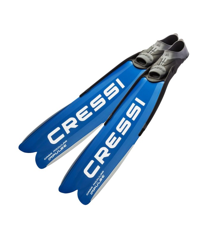 Cressi Gara Modular Impulse Fins Blue Metal - Πέδιλα  - tokatlis.gr