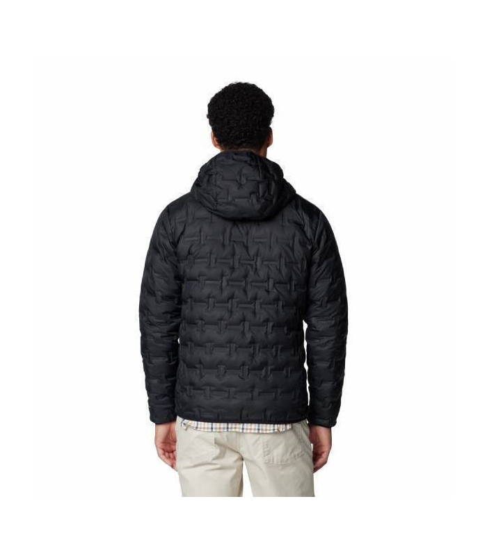 Columbia Ανδρικό Μπουφάν Delta Ridge II Down Hooded Black - tokatlis.gr